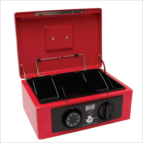 Stylish Retro Red Cash Box 215L X 148W X 94H Mm Size: 315*236*134Mm