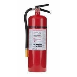 Abc squeeze grip cartridge type fire extinguisher