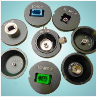 Fixture for Desktop Optical Fiber Inspection - PC/APC Adaptors, 1-64 Core Array, LC/SC/FC Connectors, Custom Probe