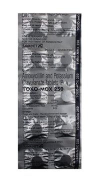 TOXOMOX 250-AMOXYCILLIN TRIHYDRATE 200MG+C