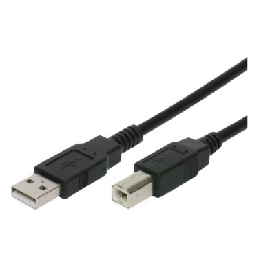 Black (Optional) Usb Printer Cable / Am To Micro Cable
