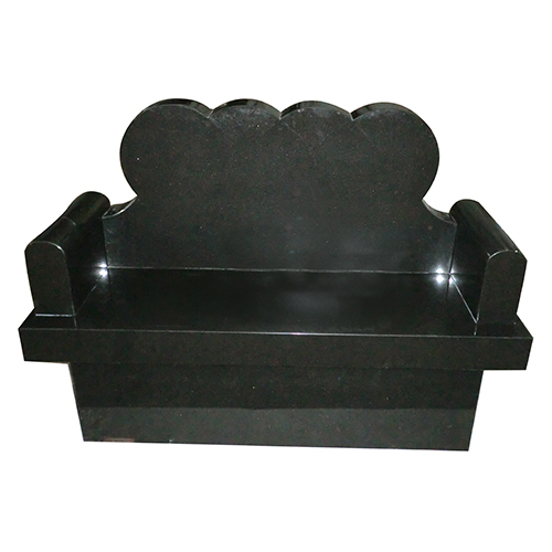Cremation Bench With Heart By A BLUE HILL GRANITES (INDIA) PVT. LTD.