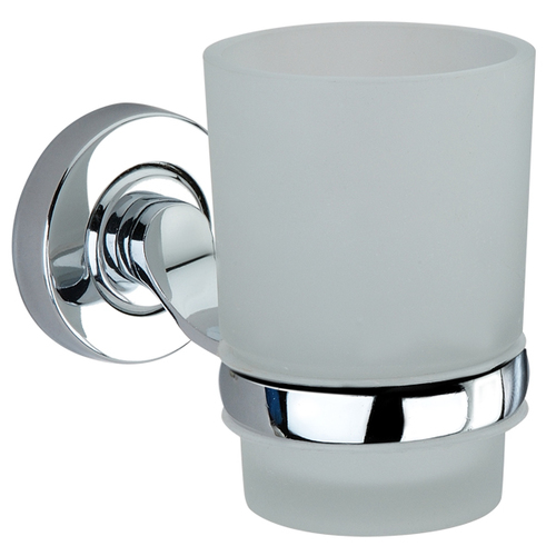 Toothbrush Holder - Stainless Steel Round Shape | Wall-Mounted Design Quality Driven Stylish Bathroom Decor Custom Sizes Available