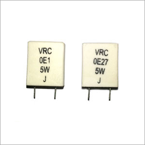 White Flame Proof Electrical Wound Resistors