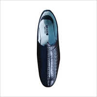 Black Mens Ethnic Mojari Shoes