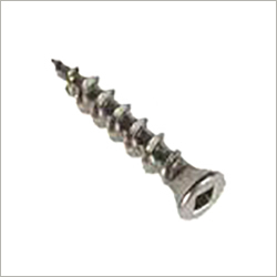 Threaded Screw - Stainless Steel, Round Head with Hole, Embossed Helical Thread, Rust Resistant, High Tensile Strength, Durable Finish, Industrial Proven Design
