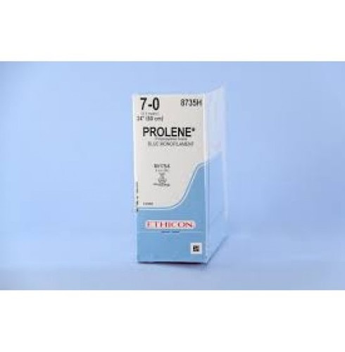 7-0 Ethicon Prolene(Polypropylene)