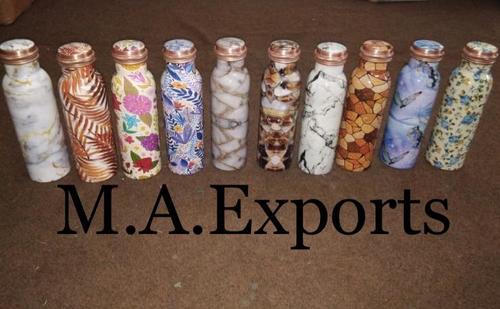 Printed Designed Copper Bottles