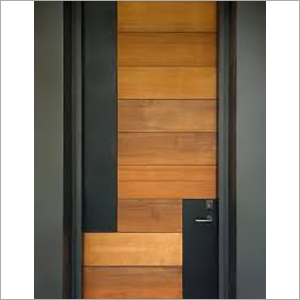 Modern Wooden Door - Wood 80x210 cm Brown, Matte Finish | Elegant Design, Durable, Moisture & Heat Resistant, Easy Installation