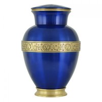 Blue Beautiful Creation Brass Urn