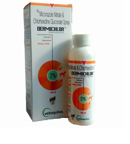 Dermichlor Spray-Michonazole Nitrate2%+Chlorohe