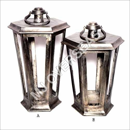 Silver Outdoor Aluminum Lanterns