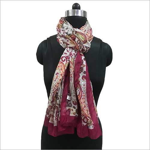 Ladies Silk Printed Scarves