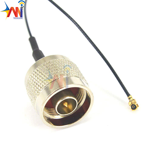 N Plug Male To Uflipx Connector Pigtail Cable 1.13 Cable 15cm By 3AN TELECOM PRIVATE LIMITED