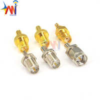 CRC9 TS9- SMA RF Adapter Kit SMA to CRC9 TS9 6 Type Straight Nickel with Gold Plated CRC9 TS9 to SMA Male Female