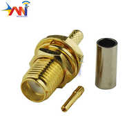 SMA Female BH RG 316 Gold Plated