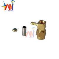 SMA Male RA For RG58 Gold Plated