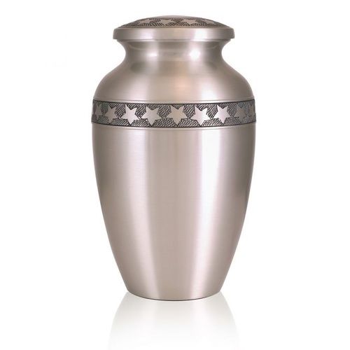 New Star Bright Pewter Urn