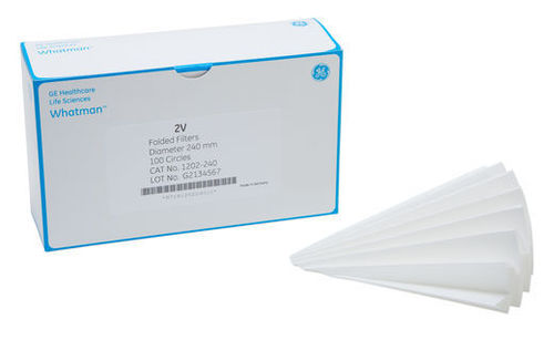 Grade 2V Folded Filters, 125mm