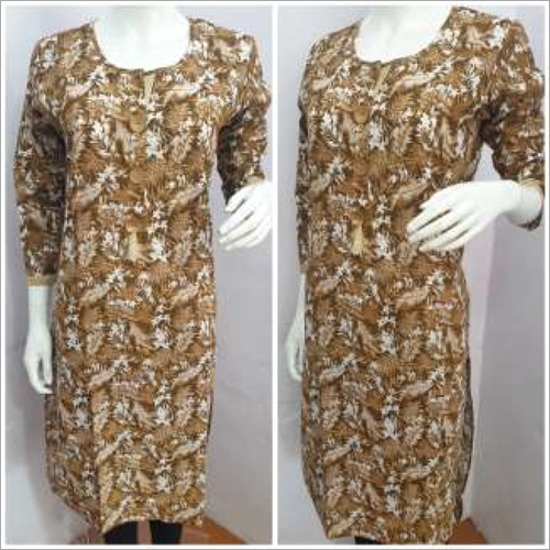All Color Available Ladies Fancy Cotton Kurti