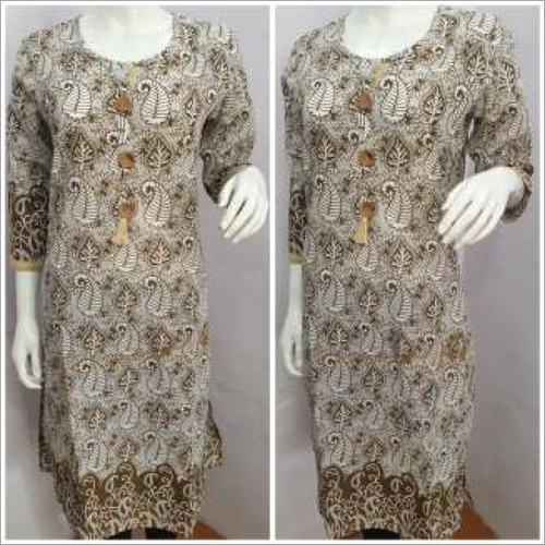 Ladies Round Neck Kurtis