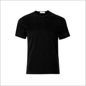 Mens Round Neck Black T-Shirt Age Group: All