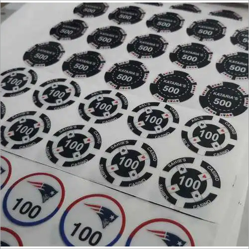 Poker Chip Sticker Poker Chip Sticker
