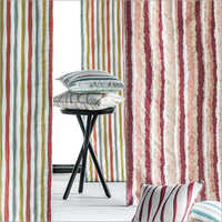 Jacquard Stripe Curtain Fabric