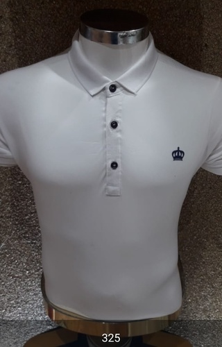 Collar T Shirt - Cotton Blend, Size M/l/xl, Color Selection Of 6, Plain Pattern, Short Sleeves | Unisex Design, One Time Wash Warranty