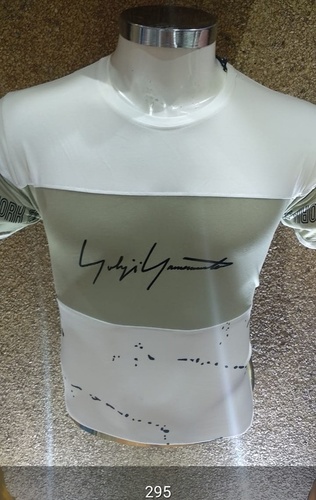 Round Neck T Shirt - Cotton Material, Sizes: M, L, XL, Color Variants: 6, Short Sleeves, Printed Design | O-Neck Collar, Warranty: One Time Wash