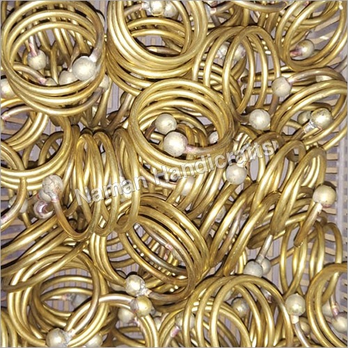 Golden Brass Curtain Ring
