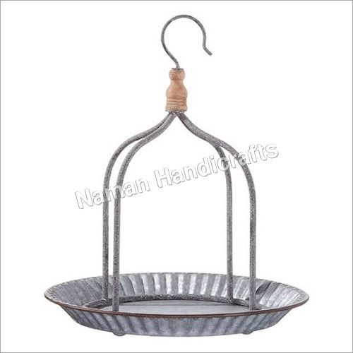 Silver Hanging Planter