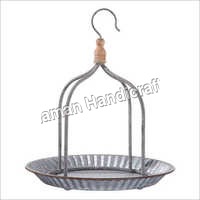 Silver Hanging Planter