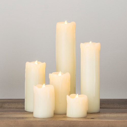 White Wax Candle