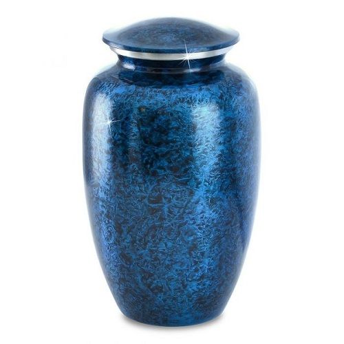 New Cerulean Marble Urn