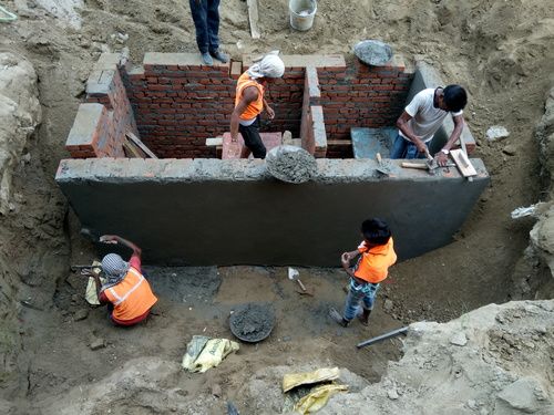 Rain Water Harvesting Tank Construction