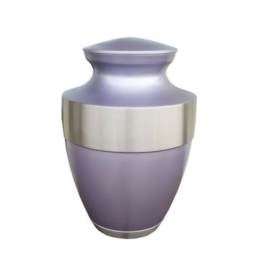 New Light Purple Artisanal Brass Urn