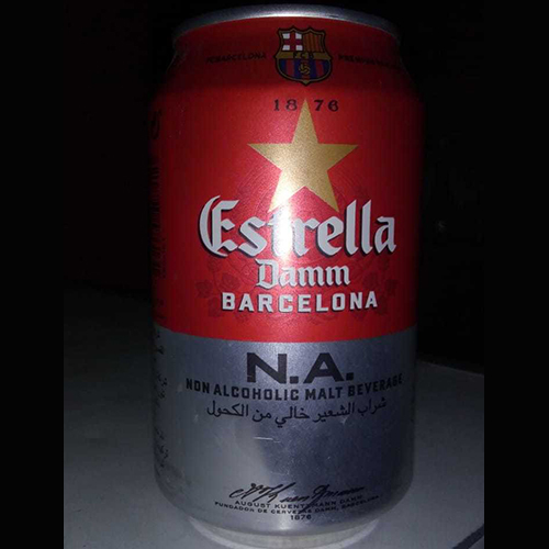 Estrella Non Alcoholic Drink Alcohol Content (%): Nill