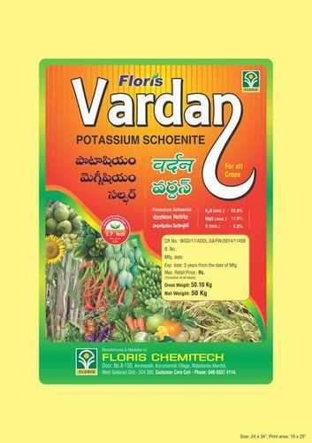 White Vardan Potassium Schoenite For Drip