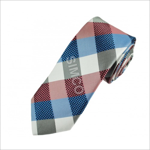 Multicolored Checked Tie