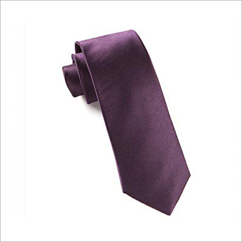 Solid Satin Necktie