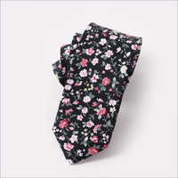 Flower Design Neck Tie
