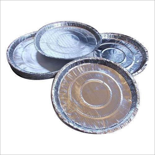 Silver Laminated Paper Thali