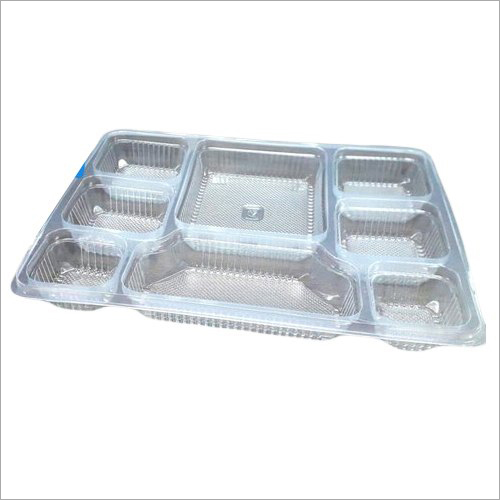 Multi Compartment Food Packaging Plastic Tray