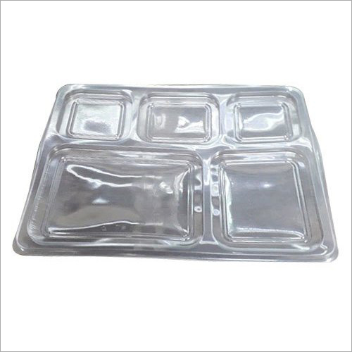 5 Compartment Food Packing Plastic Tray