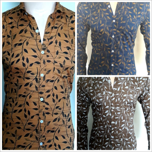 Flower Printed Shirt - Soft Fabric, Available in M, L, XL | Multicolored, Full Sleeve, Bead Closure, Washable, Skin-Friendly for Every Season