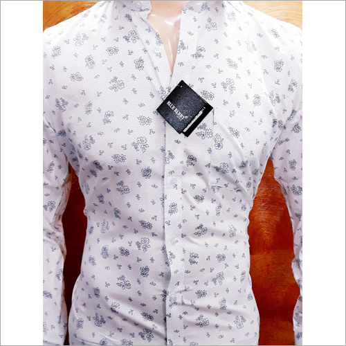 Washable Mens Casual White Shirt