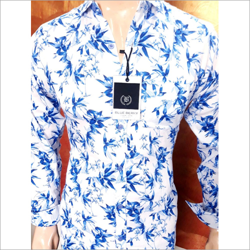 Available In Multicolored Blue White Shirt