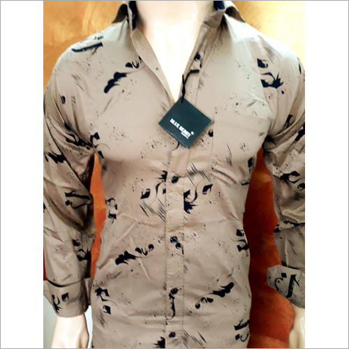 Mens Printed Shirt - Cotton and Satin Blend Available in L M XL Sizes | Multicolored Full Sleeves Skin Friendly Material