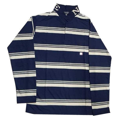 Mens Full Sleeve Striped Cotton T Shirt Age Group: All